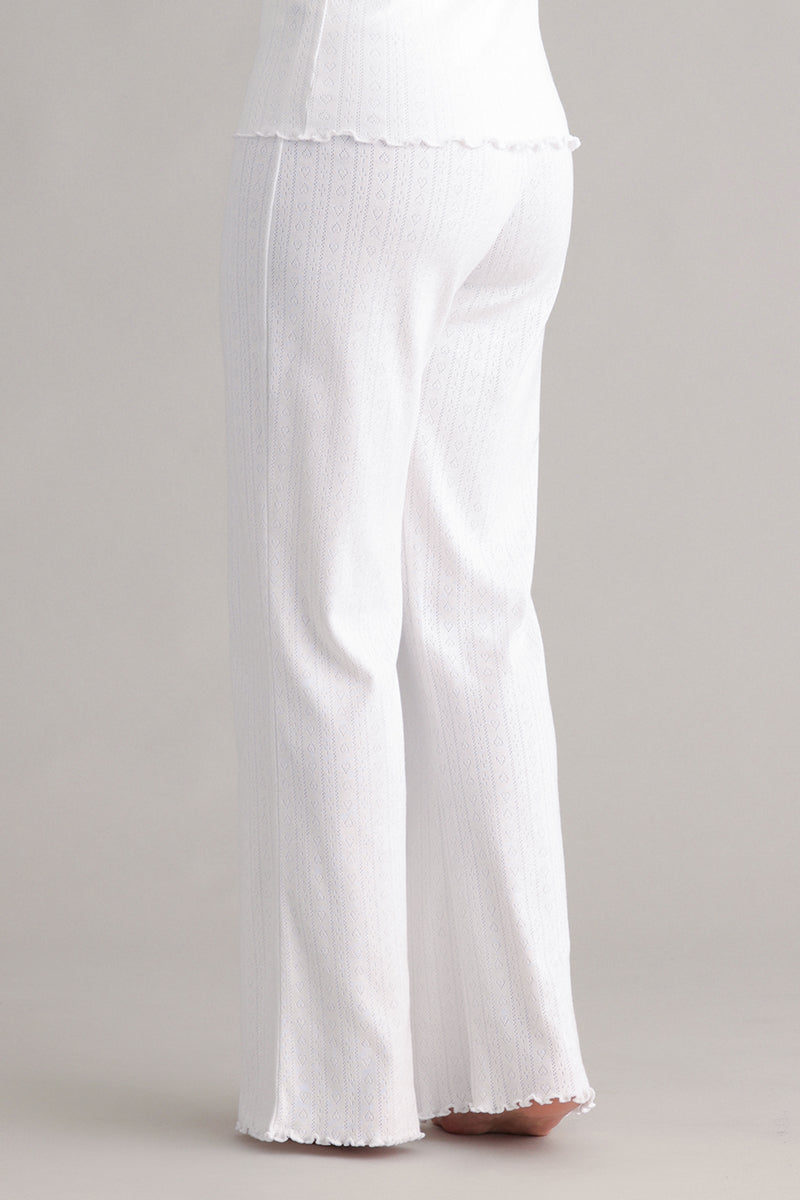 hey-honey-classic-pointelle-white-long-pants-loungehose-wei image 6