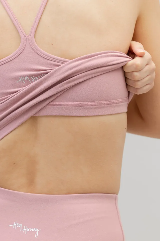 hey-honey-always-dressed-longline-bustier-top-rose-matt image 1