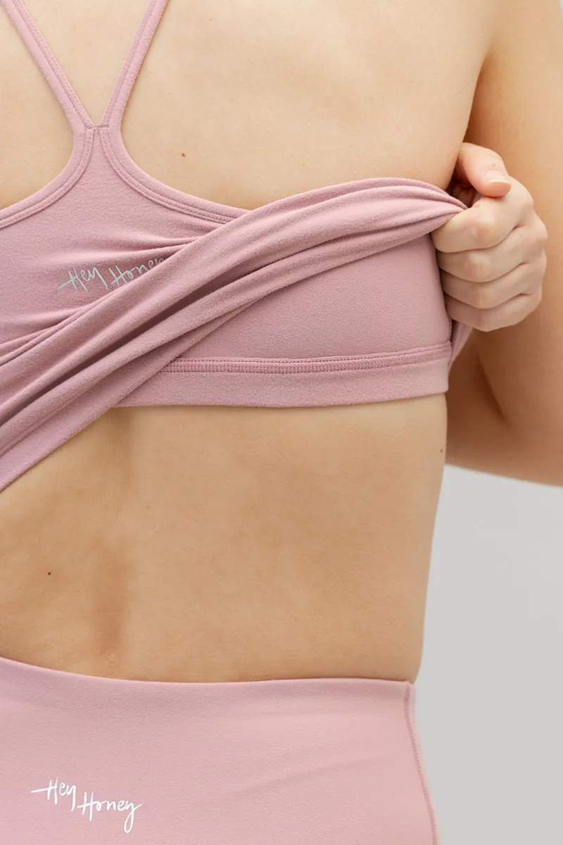 hey-honey-always-dressed-longline-bustier-top-rose-matt image 1