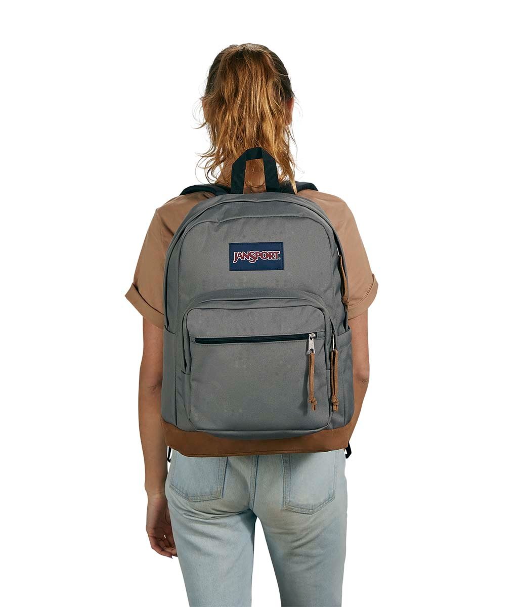 jansport-right-pack-rucksack-graphite-grey-mit-laptopfach image 3