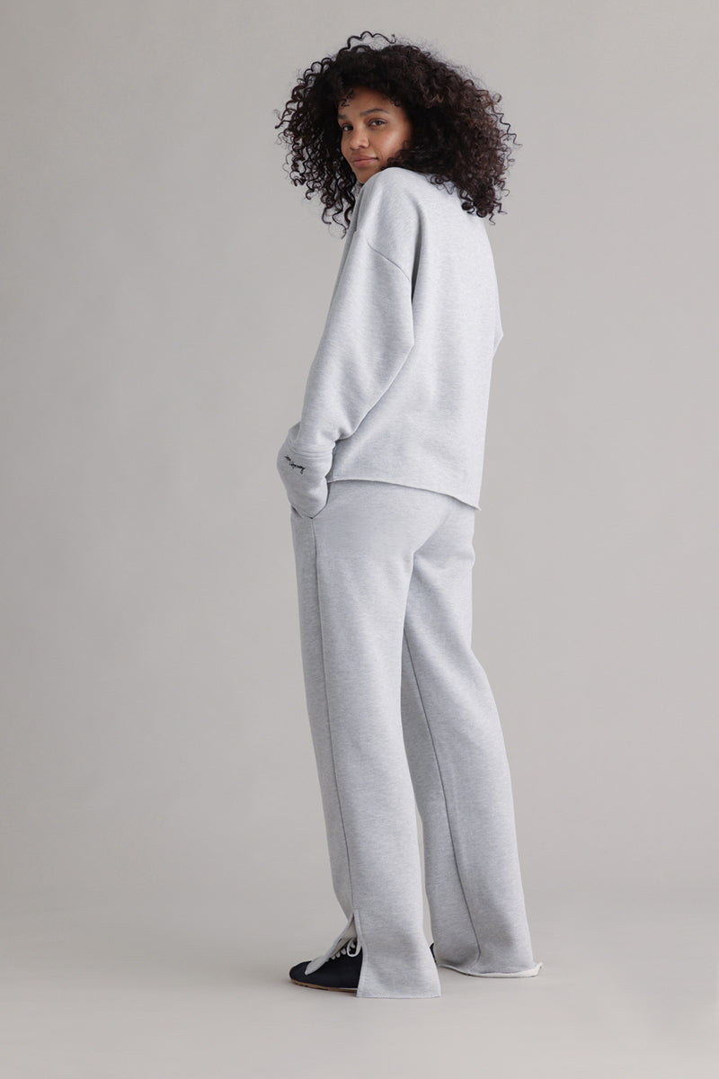 hey-honey-classic-cozy-sweat-grey-melange-set-2-teilig image 1