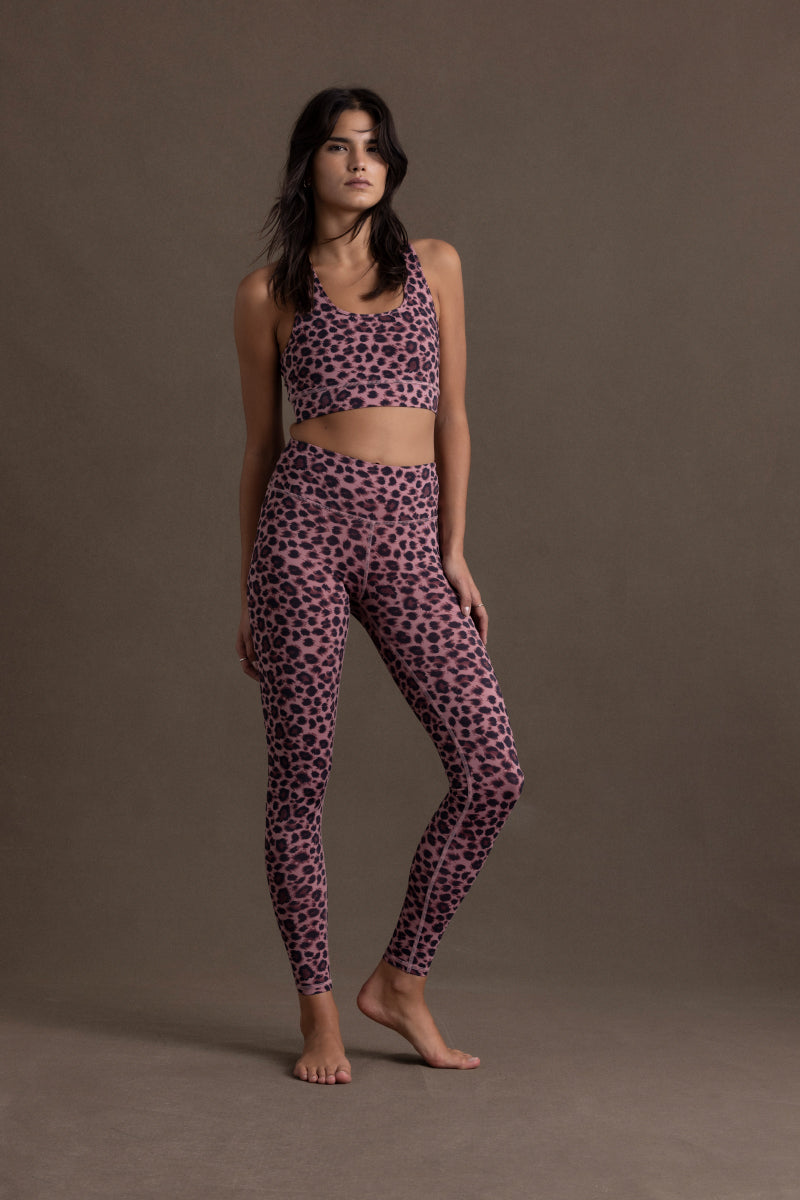 hey-honey-classic-leggings-leo-rose-high-waist-print image 2