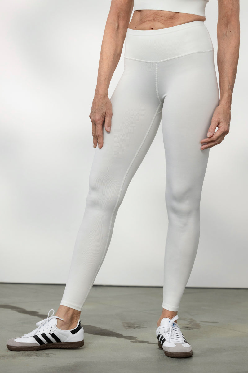 hey-honey-classic-leggings-white-yogahose-wei-high-waist image 2