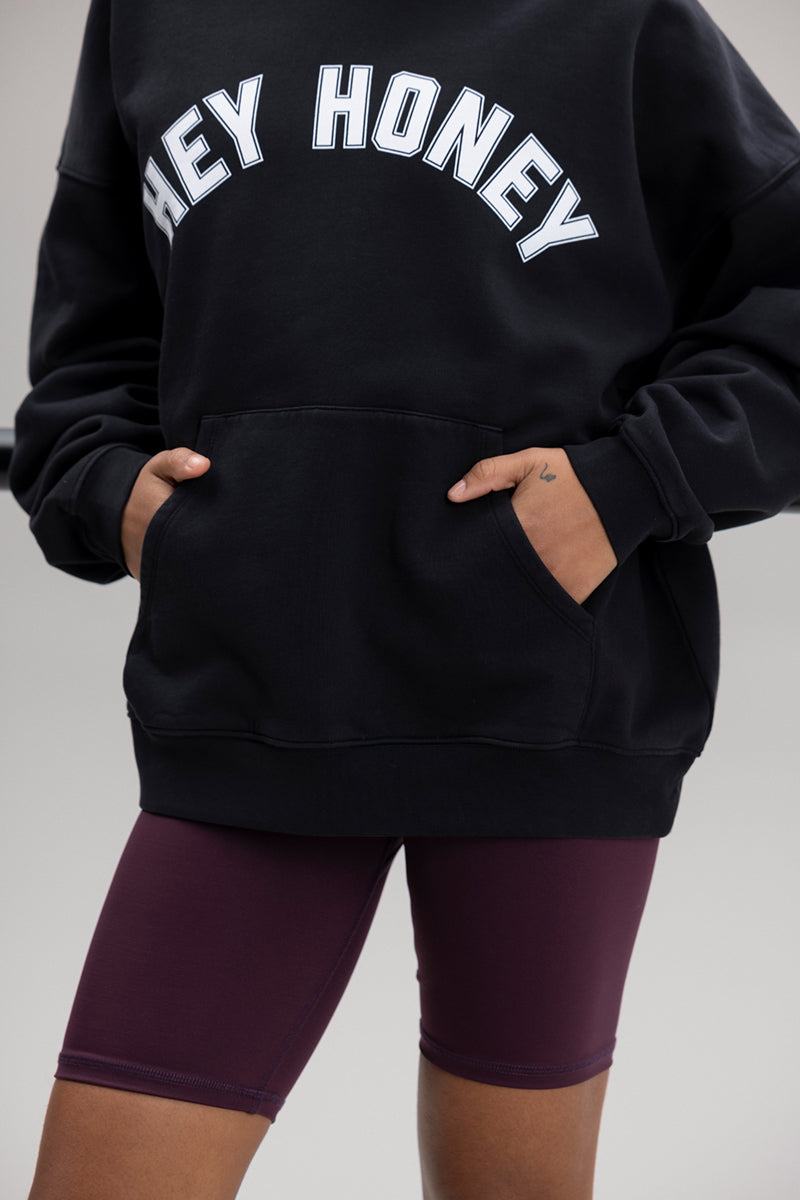 hey-honey-classic-hoodie-hey-honey-kapuzenpullover-schwarz image 3