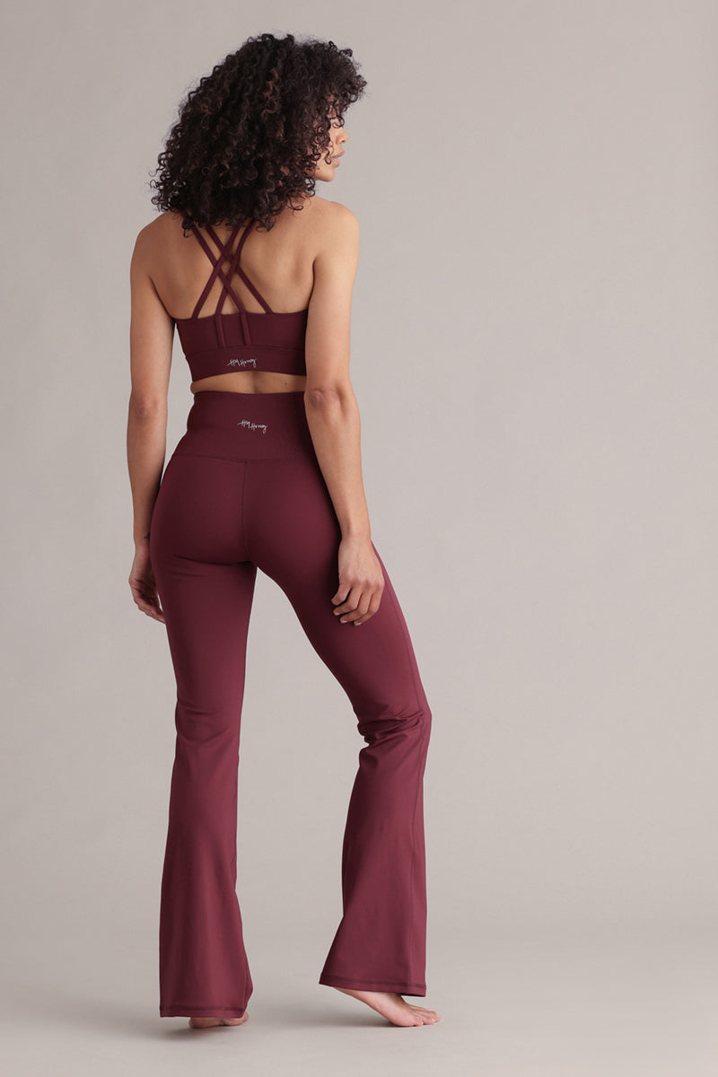 hey-honey-always-dressed-leggings-flared-italian-plum image 2