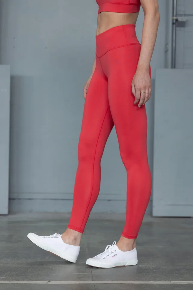 hey-honey-classic-hibiscus-leggings-print-high-waist-stretch image 1