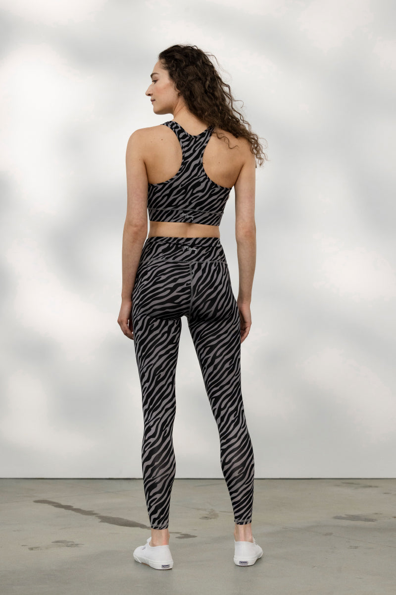 hey-honey-classic-racerback-bra-zebra-stone-sport-bh image 4