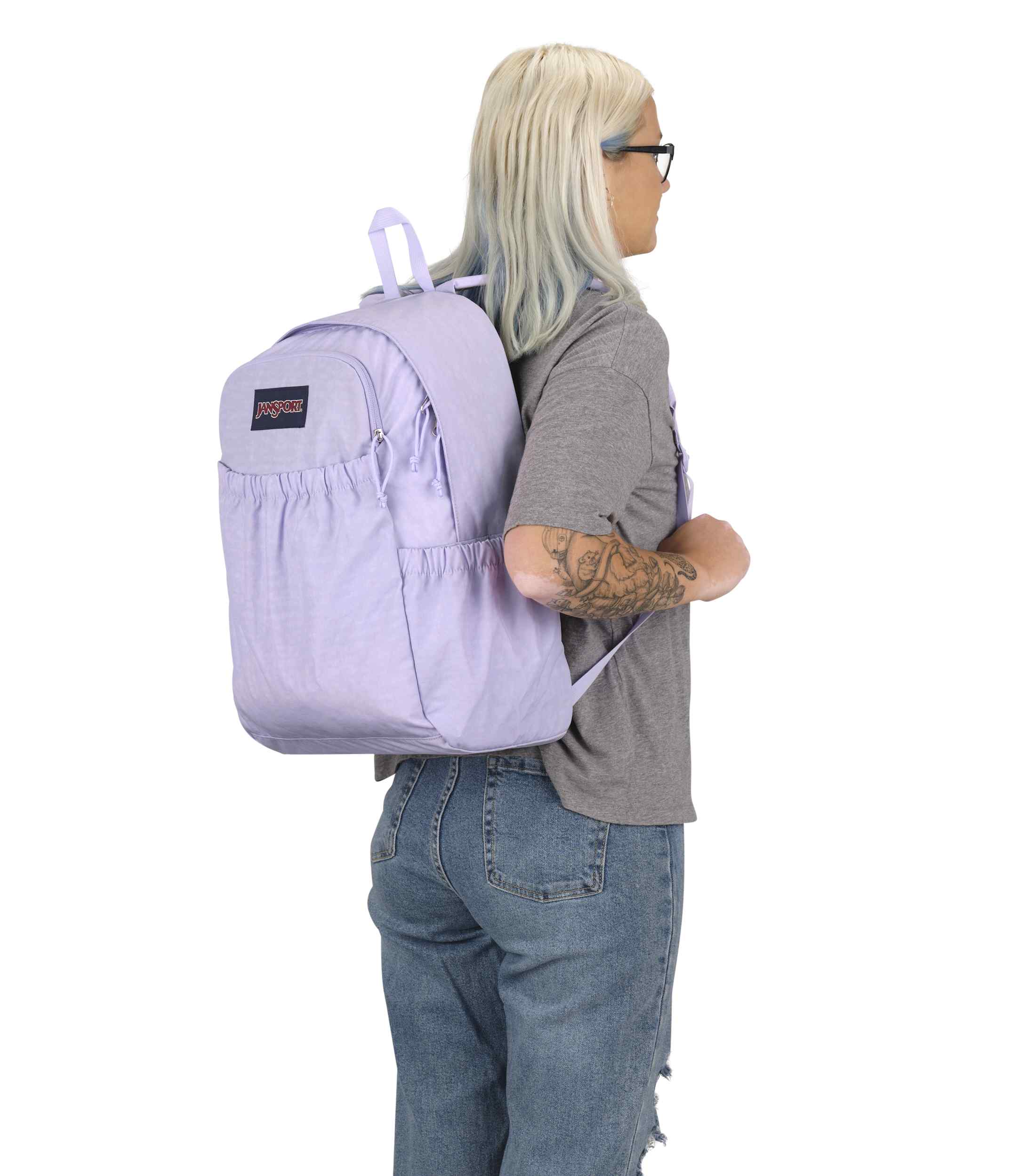 jansport-slouch-pack-rucksack-pastel-lilac-laptop-gro image 8