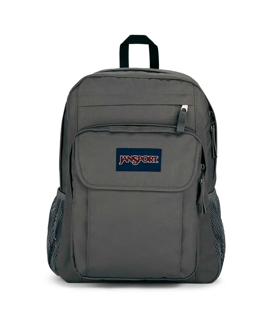 jansport-union-pack-rucksack-graphite-grey-organizer-medium image 1