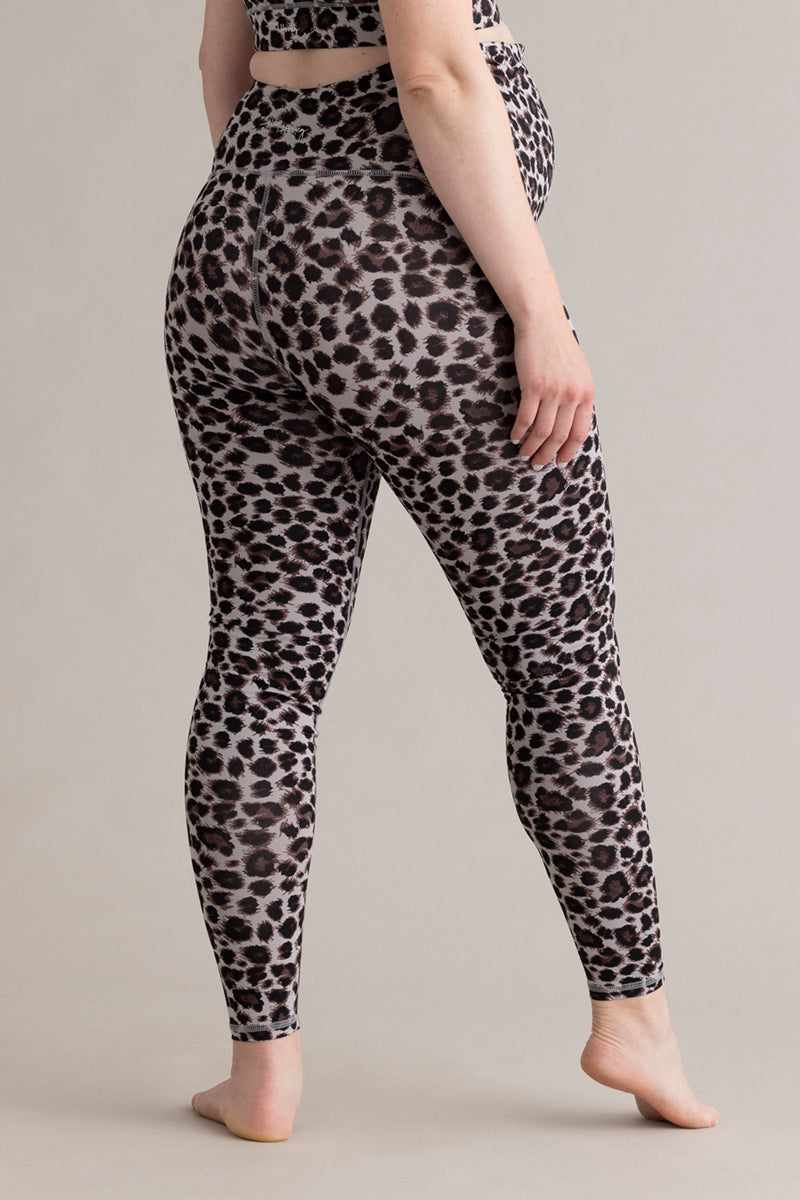 hey-honey-classic-maternity-leggings-leo-shadow-umstandsleggings-high-waist image 7