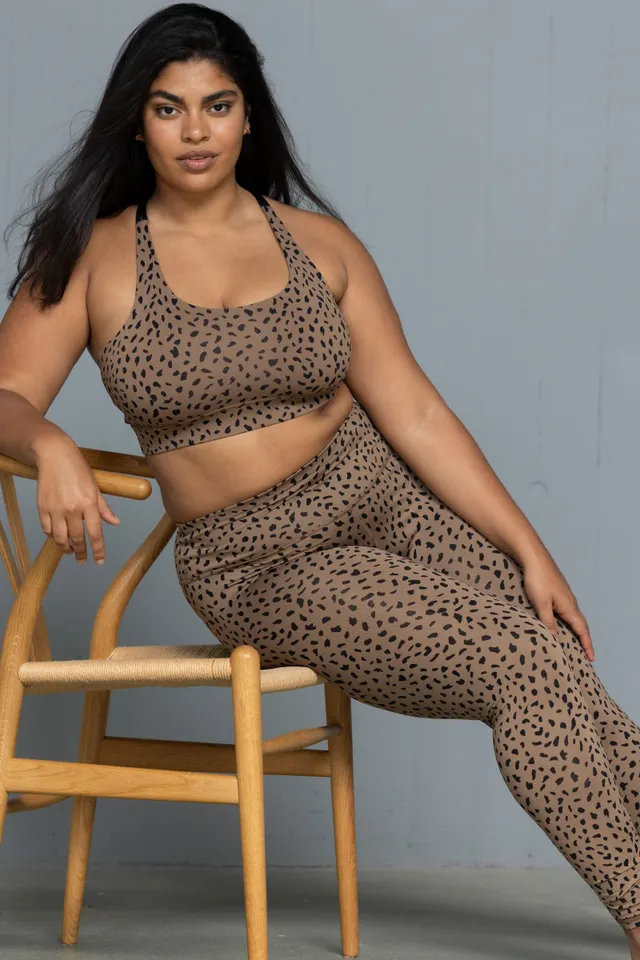 hey-honey-classic-lessismore-leggings-caribou-print-high-waist image 1