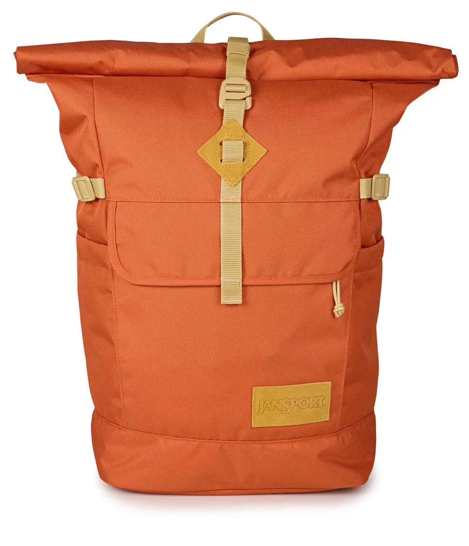 jansport-hatchet-rolltop-rucksack-dune-rot-laptopfach image 1