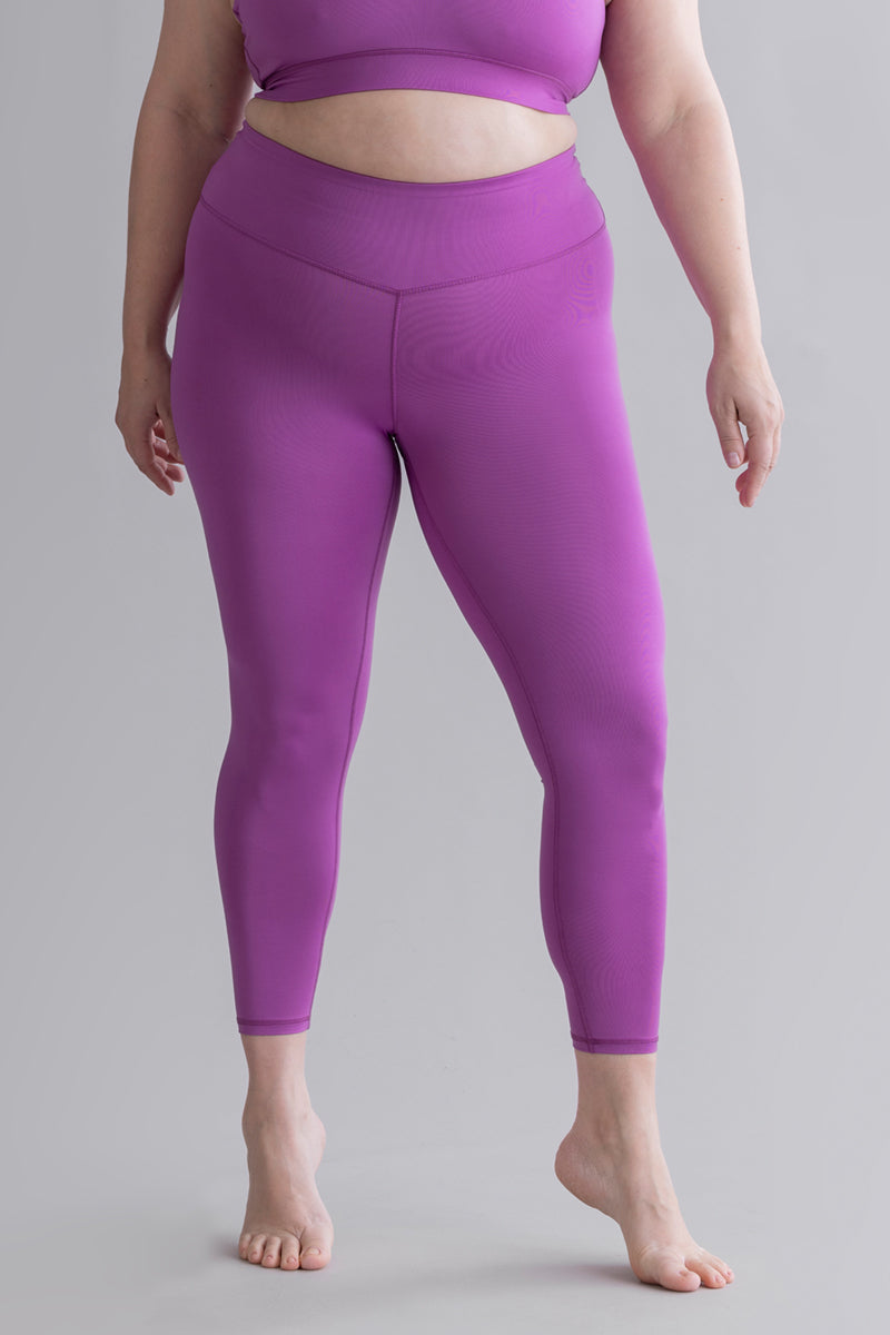 hey-honey-classic-cropped-leggings-striking-purple-lila image 4