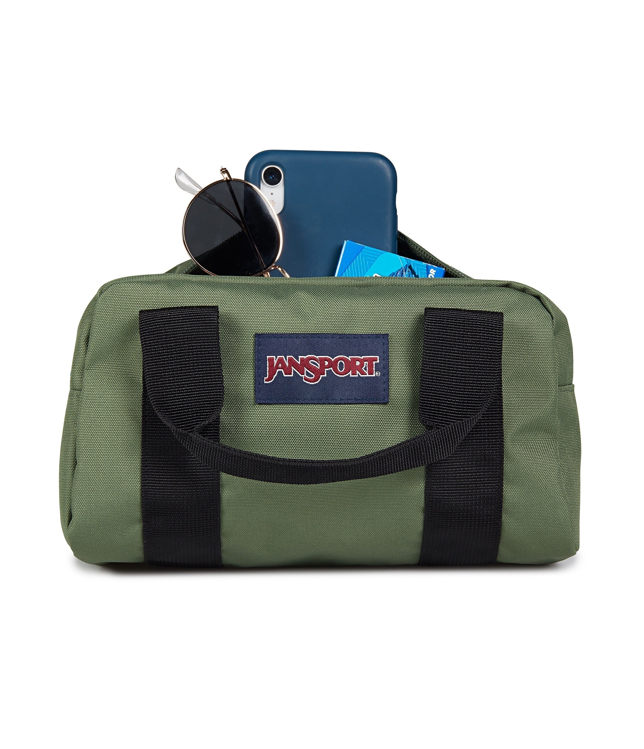 jansport-weekender-mini-duffle-reisetasche-cargo-green-klein image 4