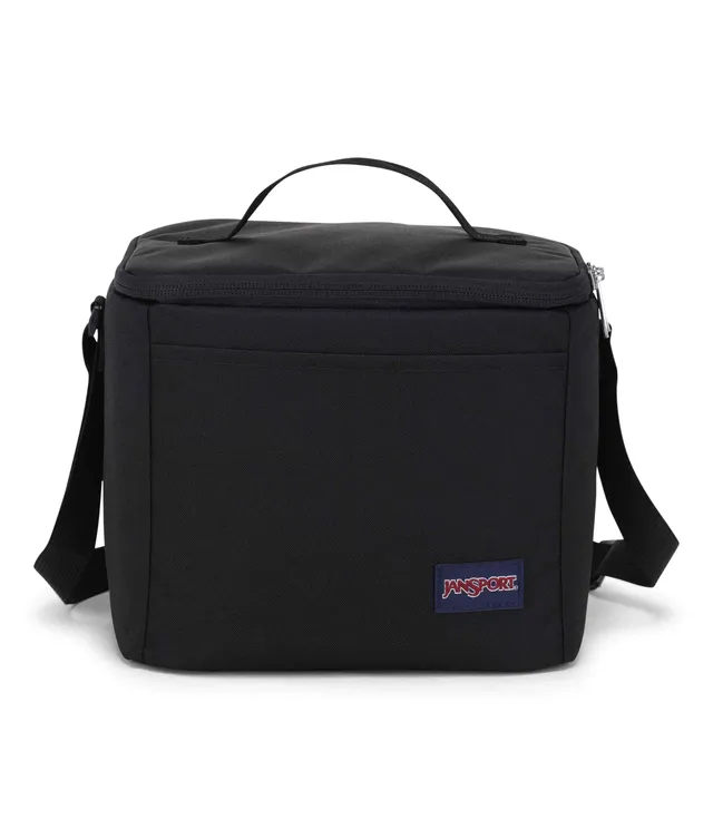 jansport-super-snack-lunchtasche-schwarz-isoliert image 1