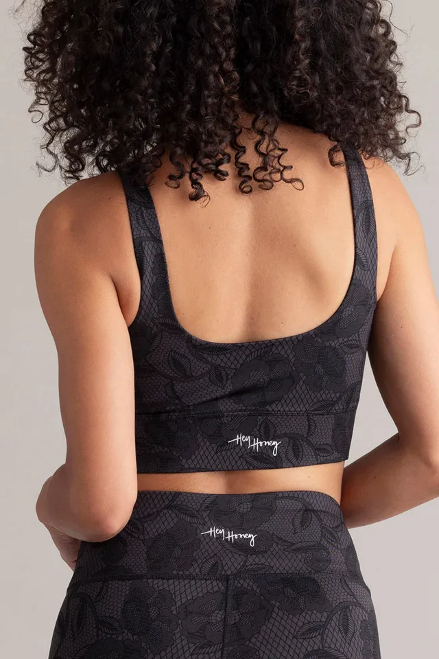 hey-honey-classic-bustier-dark-lace-sport-bh-schwarz-leicht image 1