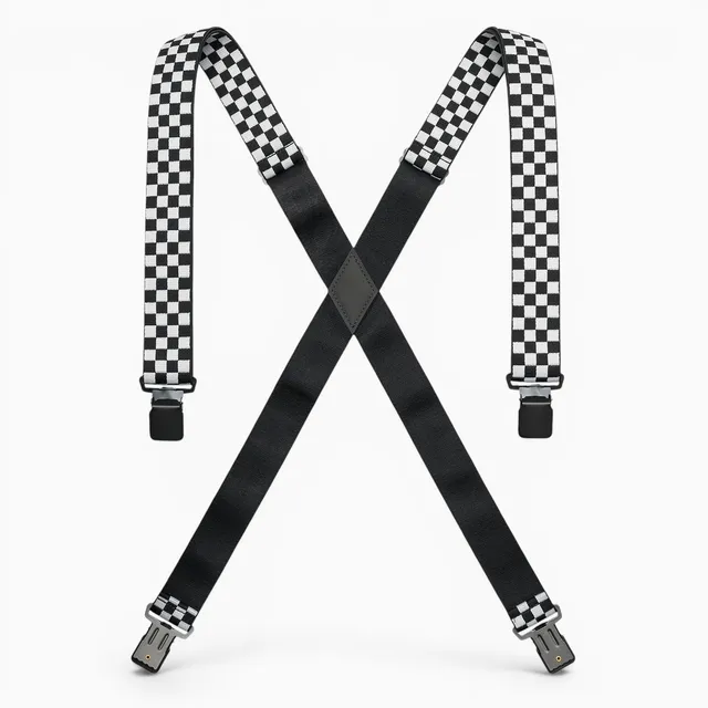 arcade-suspenders-jessup-check-hosentr-ger-black-glacial-karo image 1
