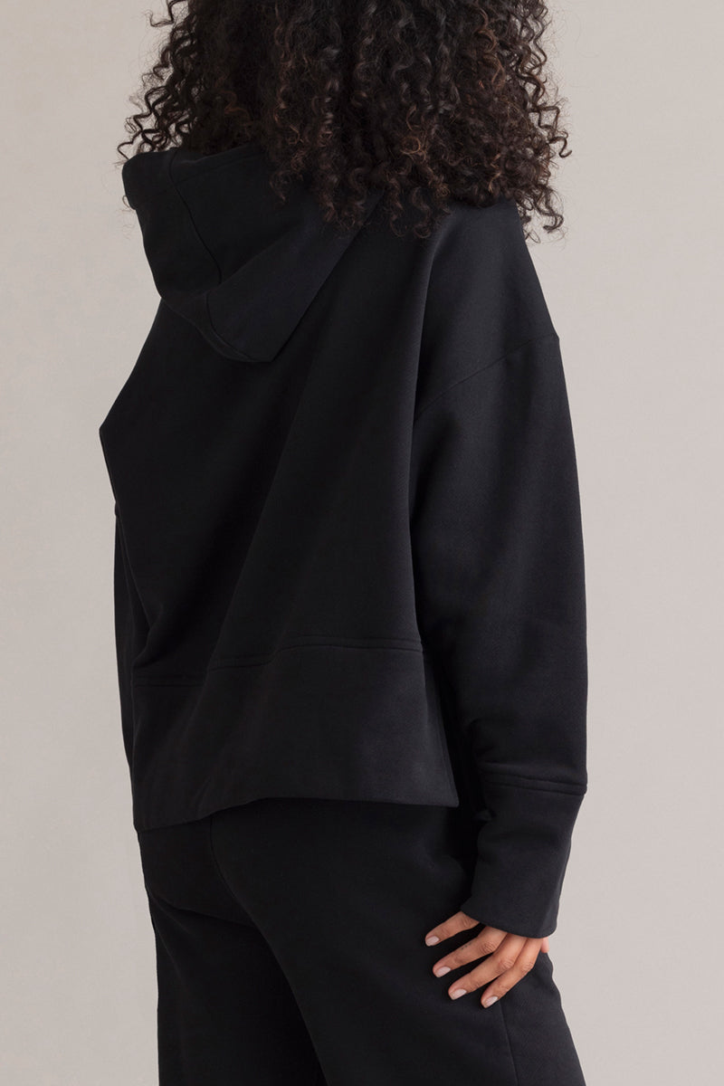 hey-honey-classic-cozy-hoodie-kapuzenpullover-schwarz-baumwolle image 7