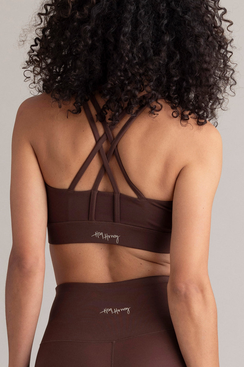 hey-honey-always-dressed-criss-cross-bra-sport-bh-soft-brown image 3