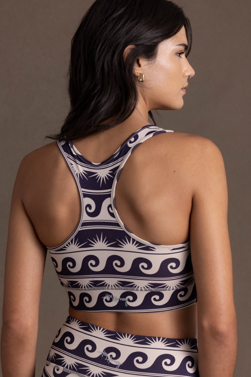 hey-honey-classic-racerback-bra-sport-bh-bluewave image 1