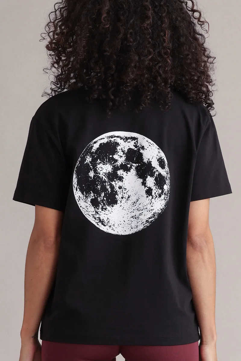 hey-honey-classic-moon-t-shirt-schwarz-aus-baumwolle image 1