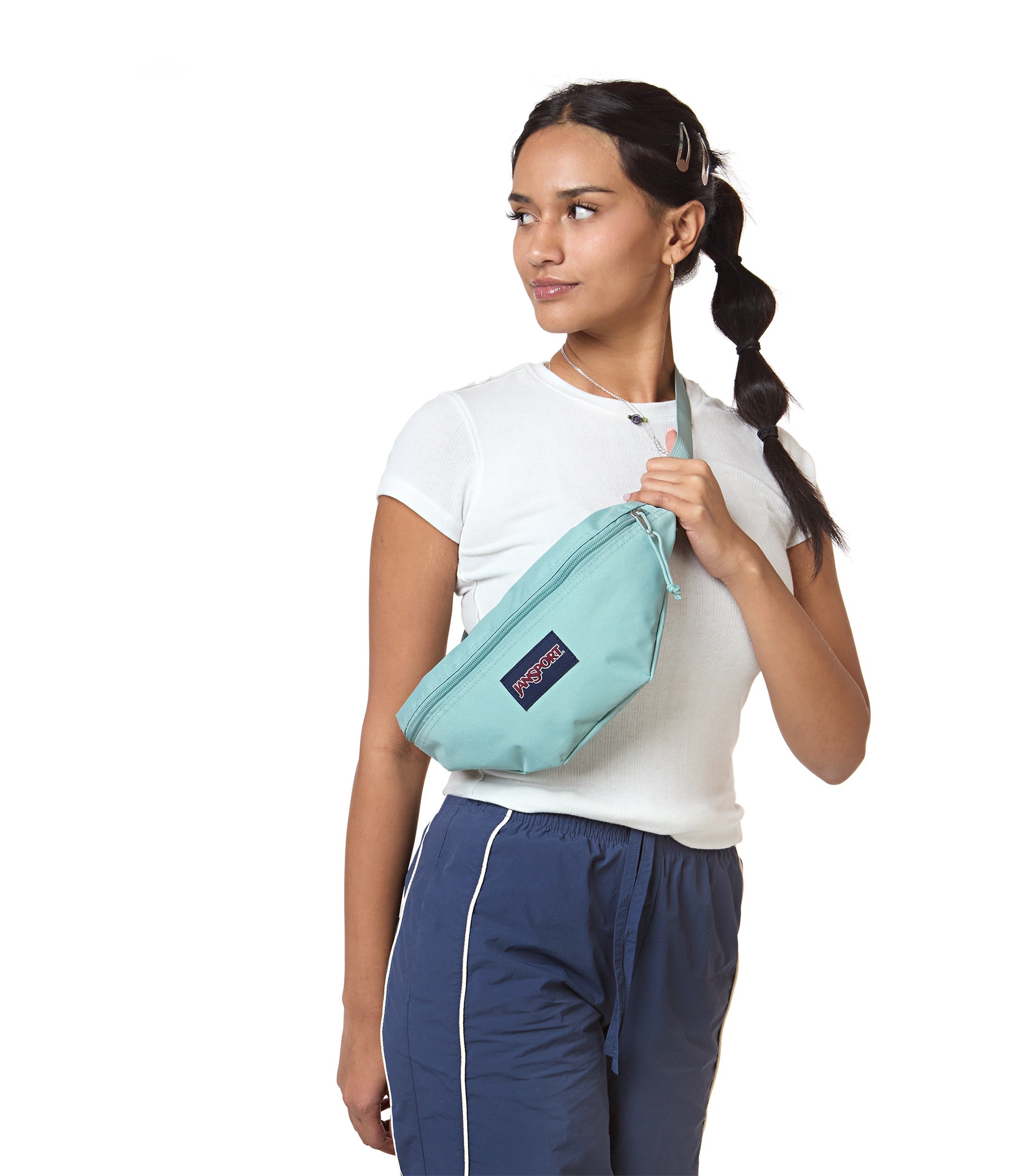 jansport-swing-bauchtasche-faded-sage-mit-2-f-chern image 5