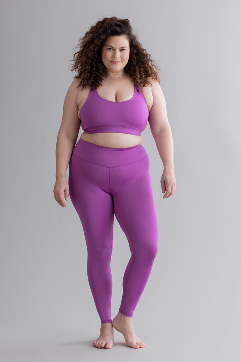 hey-honey-classic-leggings-sportleggings-striking-purple image 5