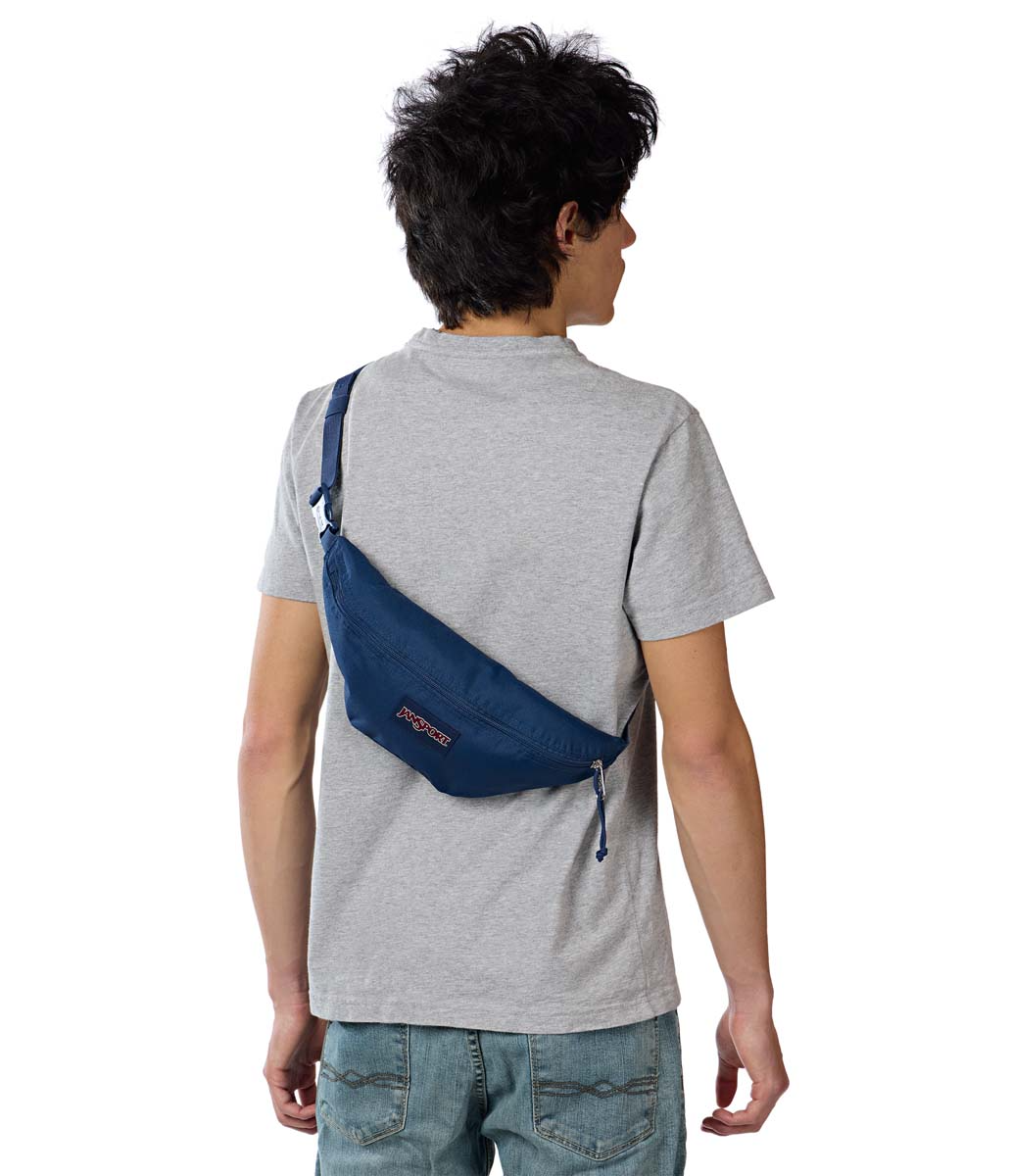 jansport-swing-waistpack-bauchtasche-navy-reiverschluss image 5
