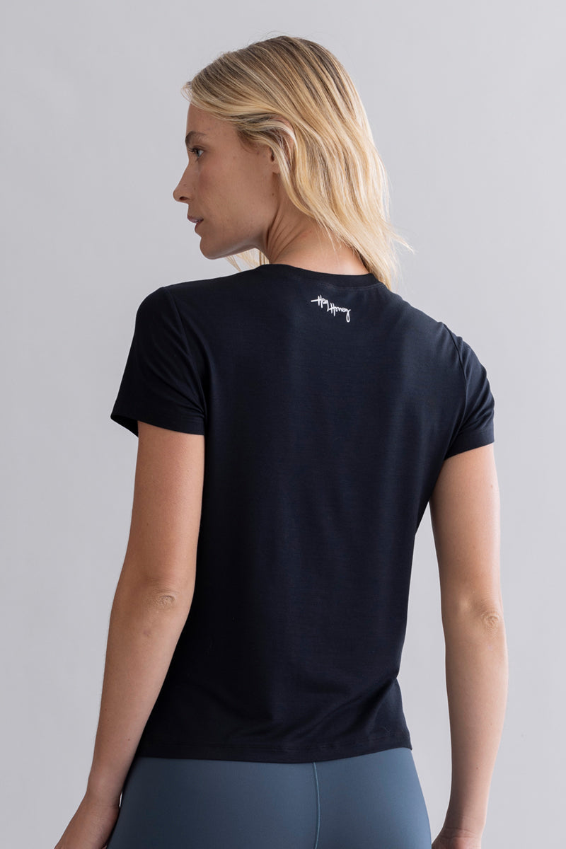 hey-honey-classic-active-t-shirt-damen-schwarz-viskose-yoga image 4
