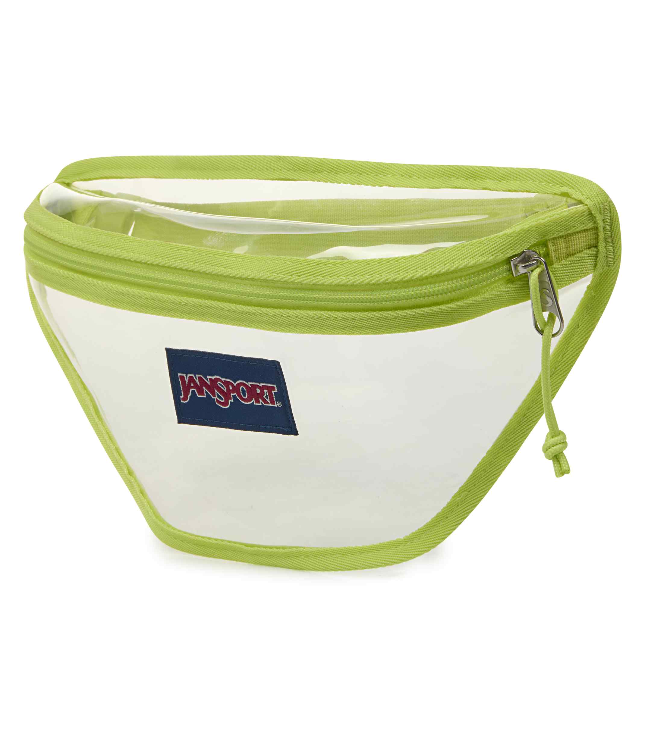 jansport-clear-waistpack-bauchtasche-lime-citron-transparent image 2