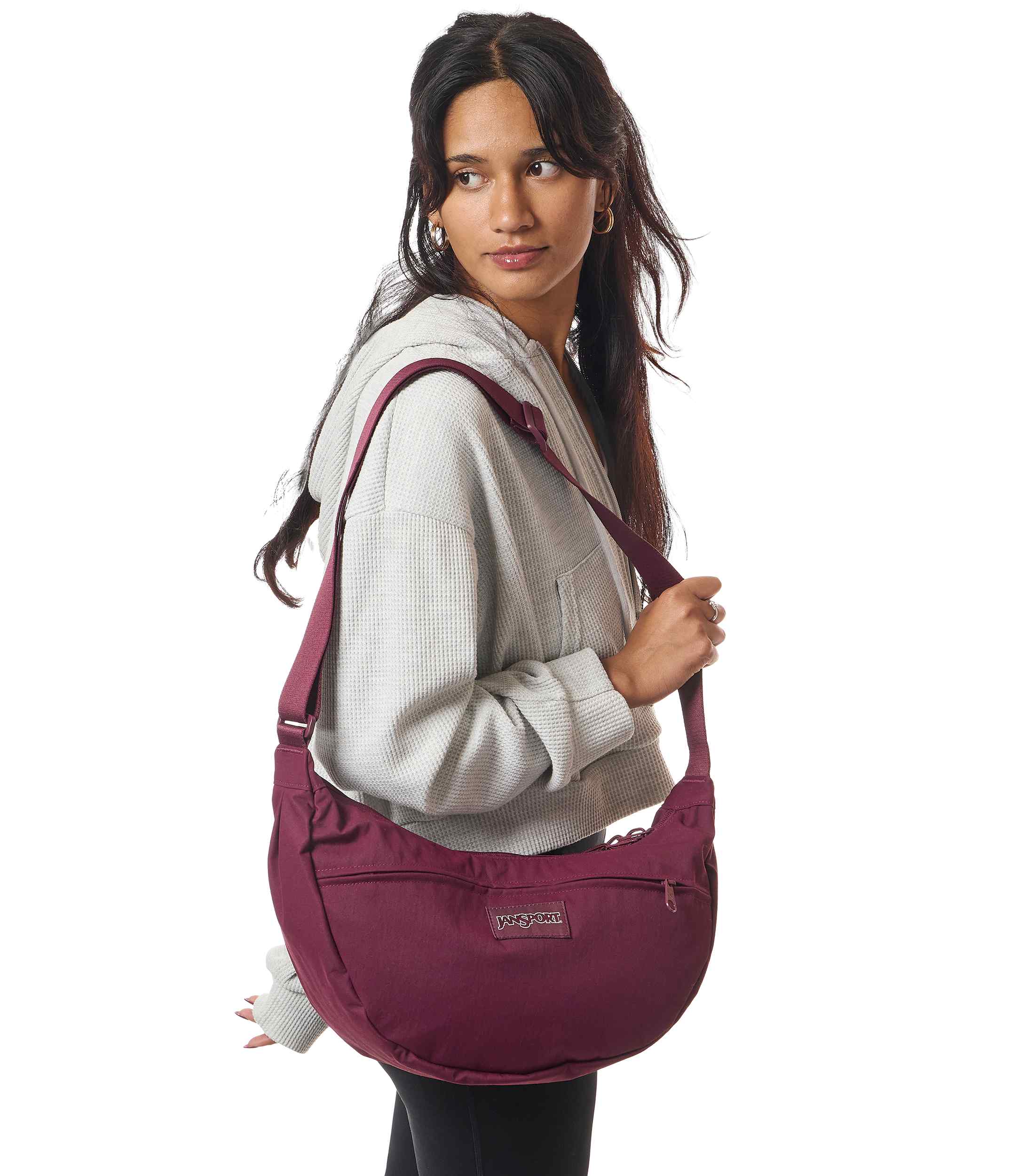 jansport-unphased-crossbody-large-umh-ngetasche-cherry-lacquer-flaschenfach image 3
