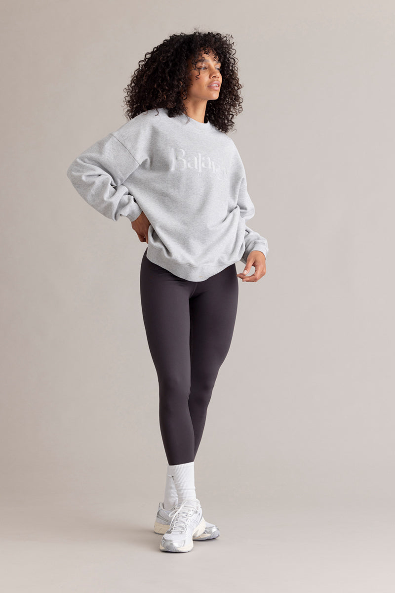 hey-honey-classic-balance-sweatshirt-grey-melange-baumwolle image 5