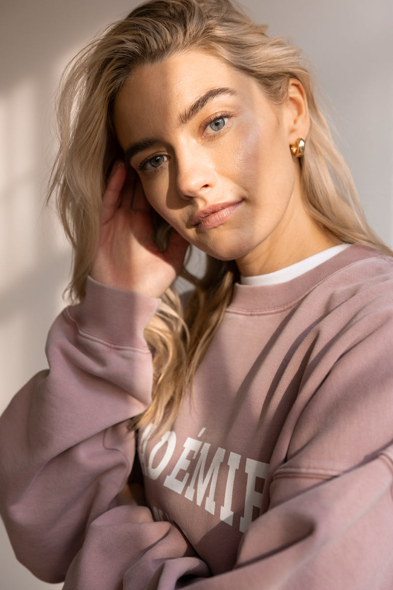 hey-honey-classic-sweater-academie-rose-pullover-rosa-baumwolle image 3