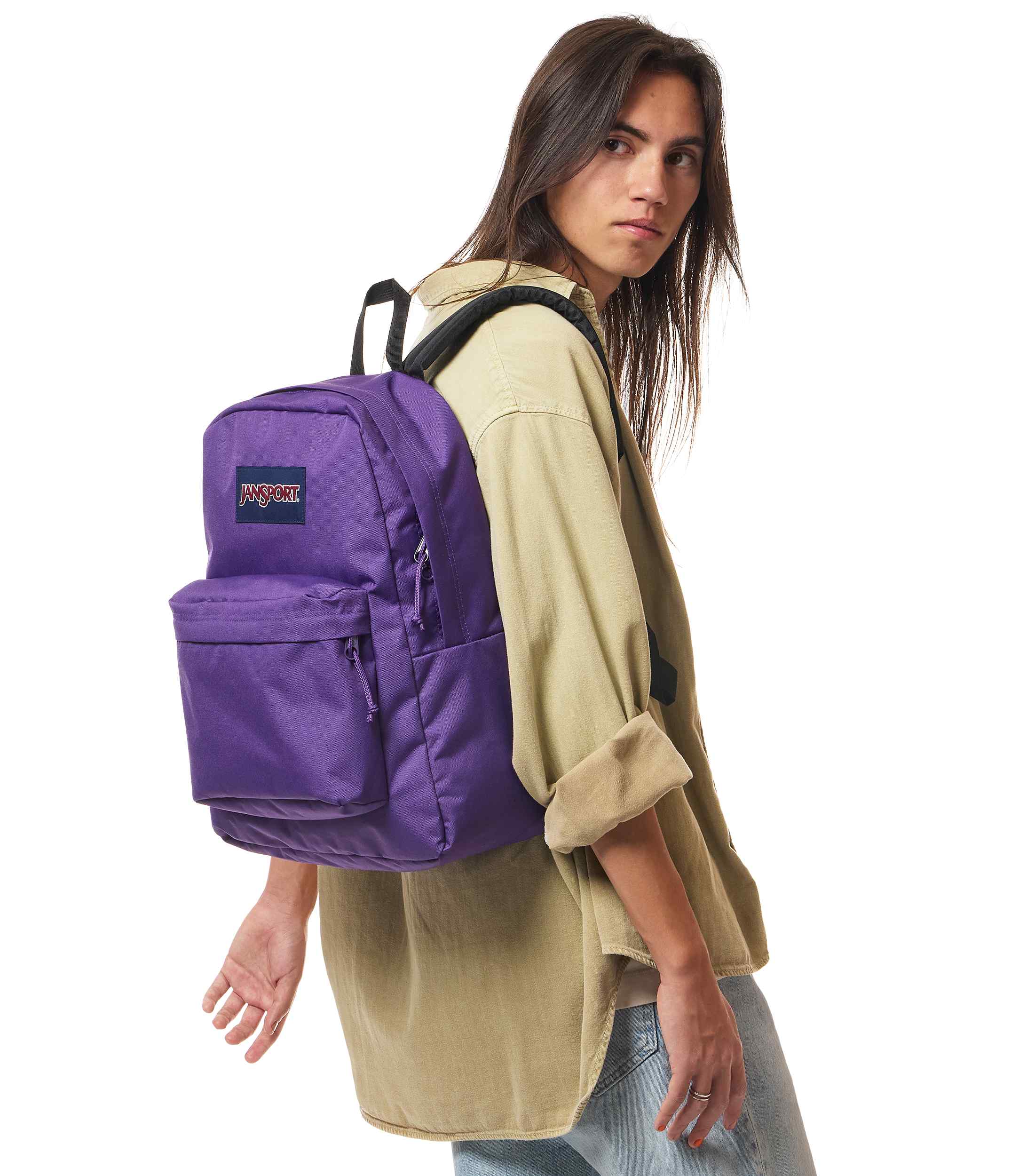 jansport-superbreak-plus-rucksack-grape-jelly-mit-laptopfach image 3