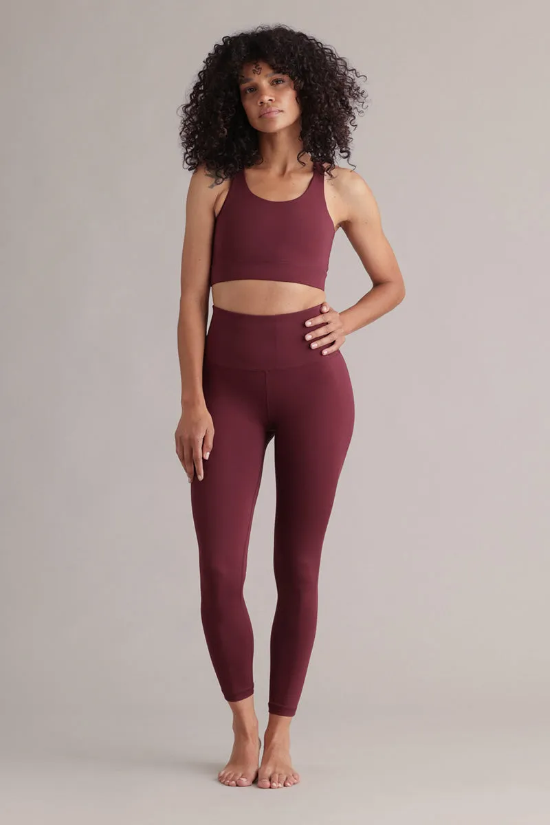 hey-honey-always-dressed-cropped-leggings-italian-plum image 1