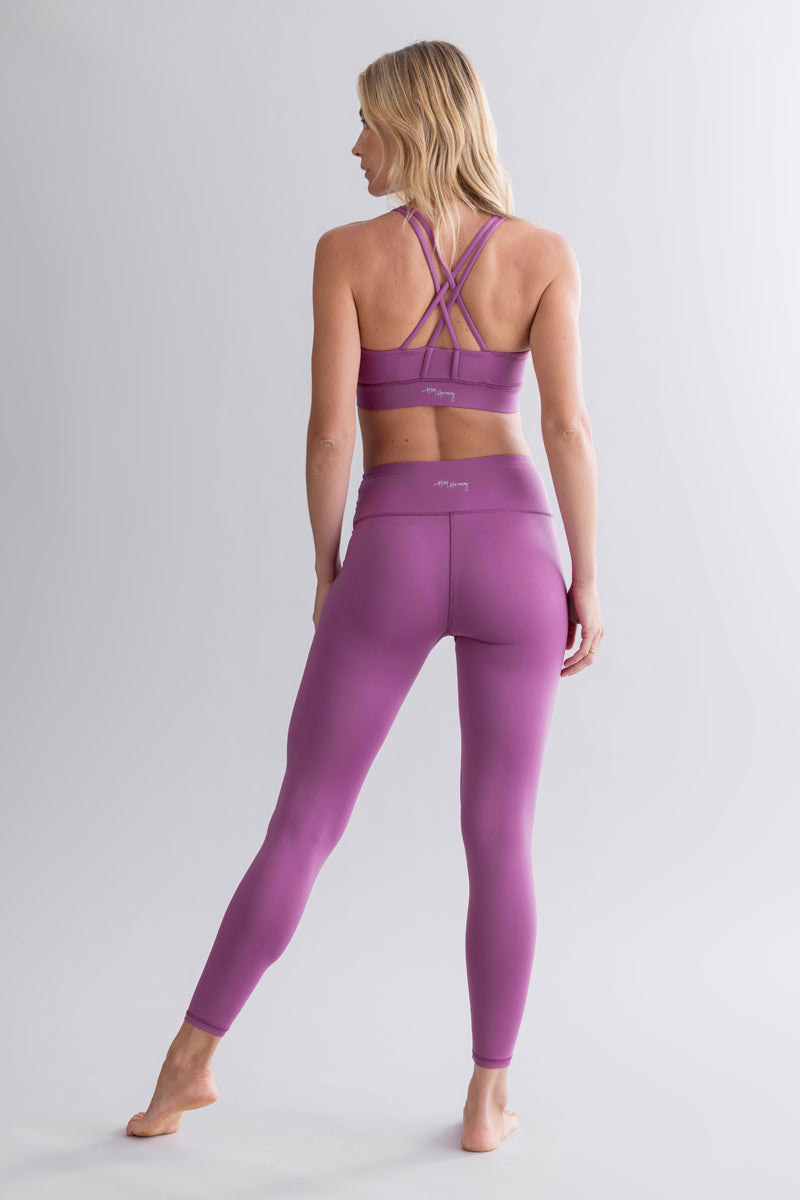 hey-honey-classic-cropped-leggings-striking-purple-lila image 2