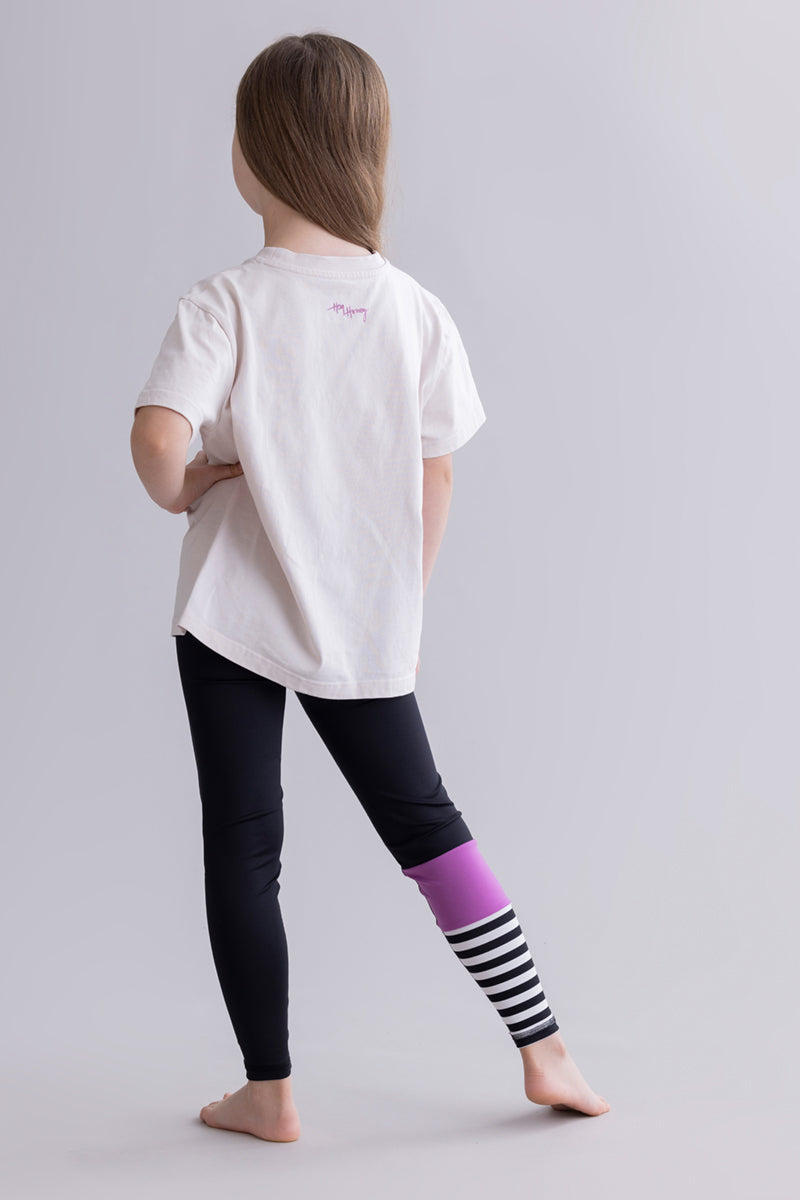 hey-honey-classic-kids-leggings-striking-purple image 1