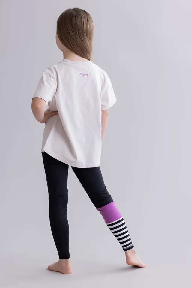 hey-honey-classic-kids-leggings-striking-purple image 1