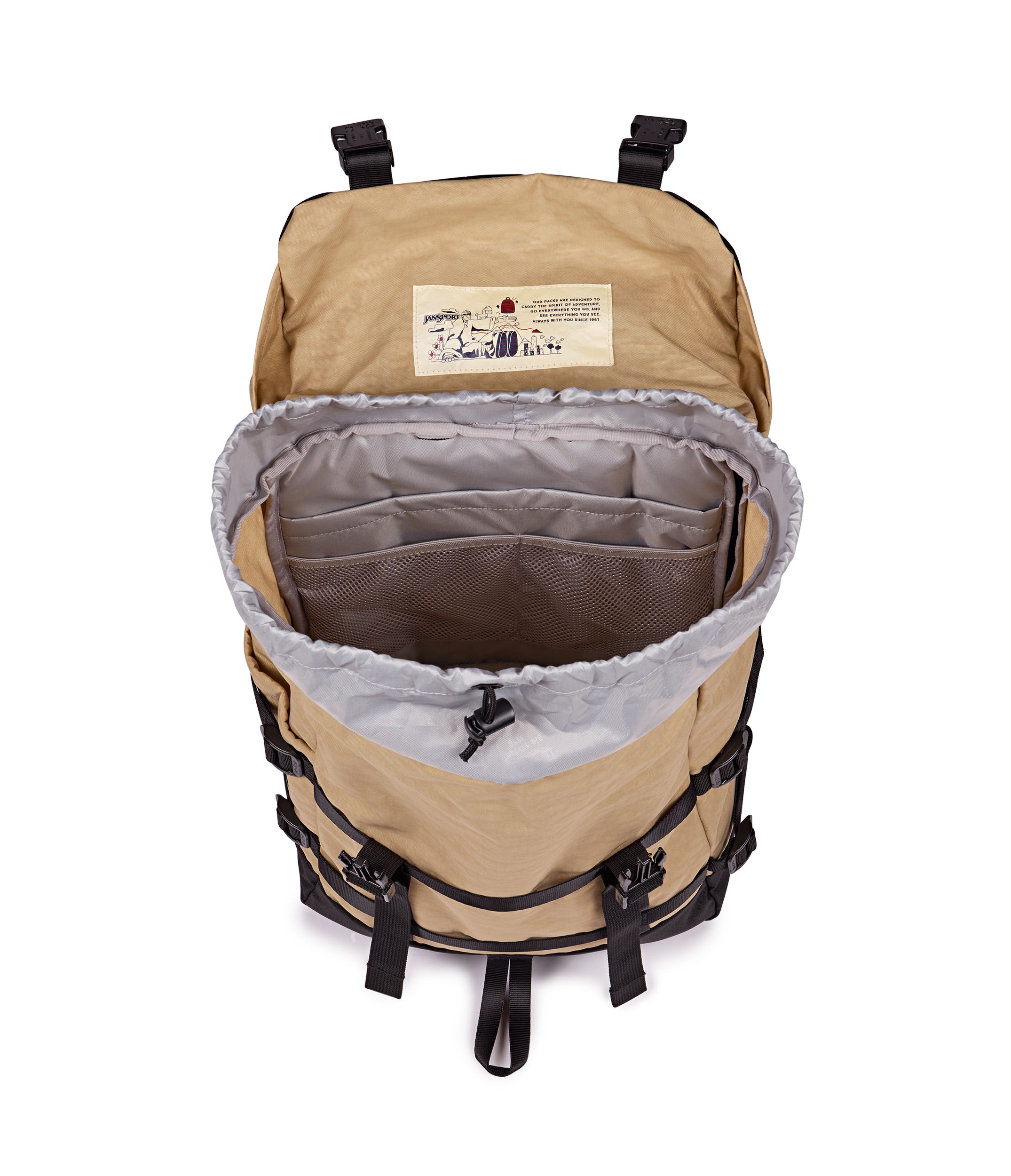 jansport-skip-pack-rucksack-travertine-retro-laptopfach image 3