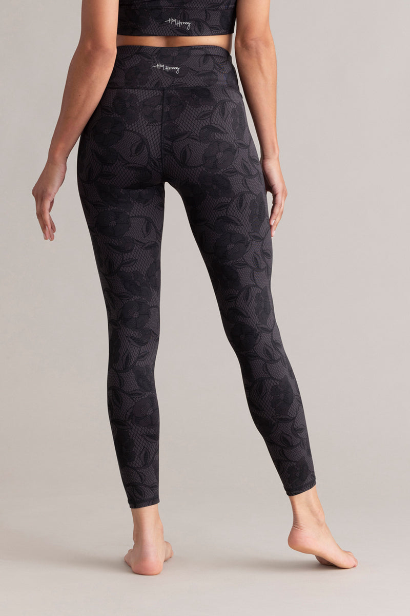 hey-honey-classic-cropped-leggings-dark-lace-7-8-high-waist image 5