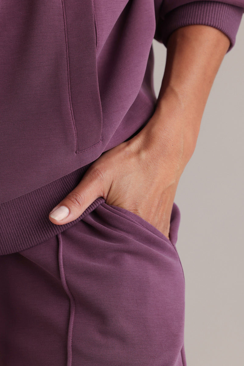 hey-honey-classic-lux-trackpants-italian-plum-jogginghose-bordeaux image 5