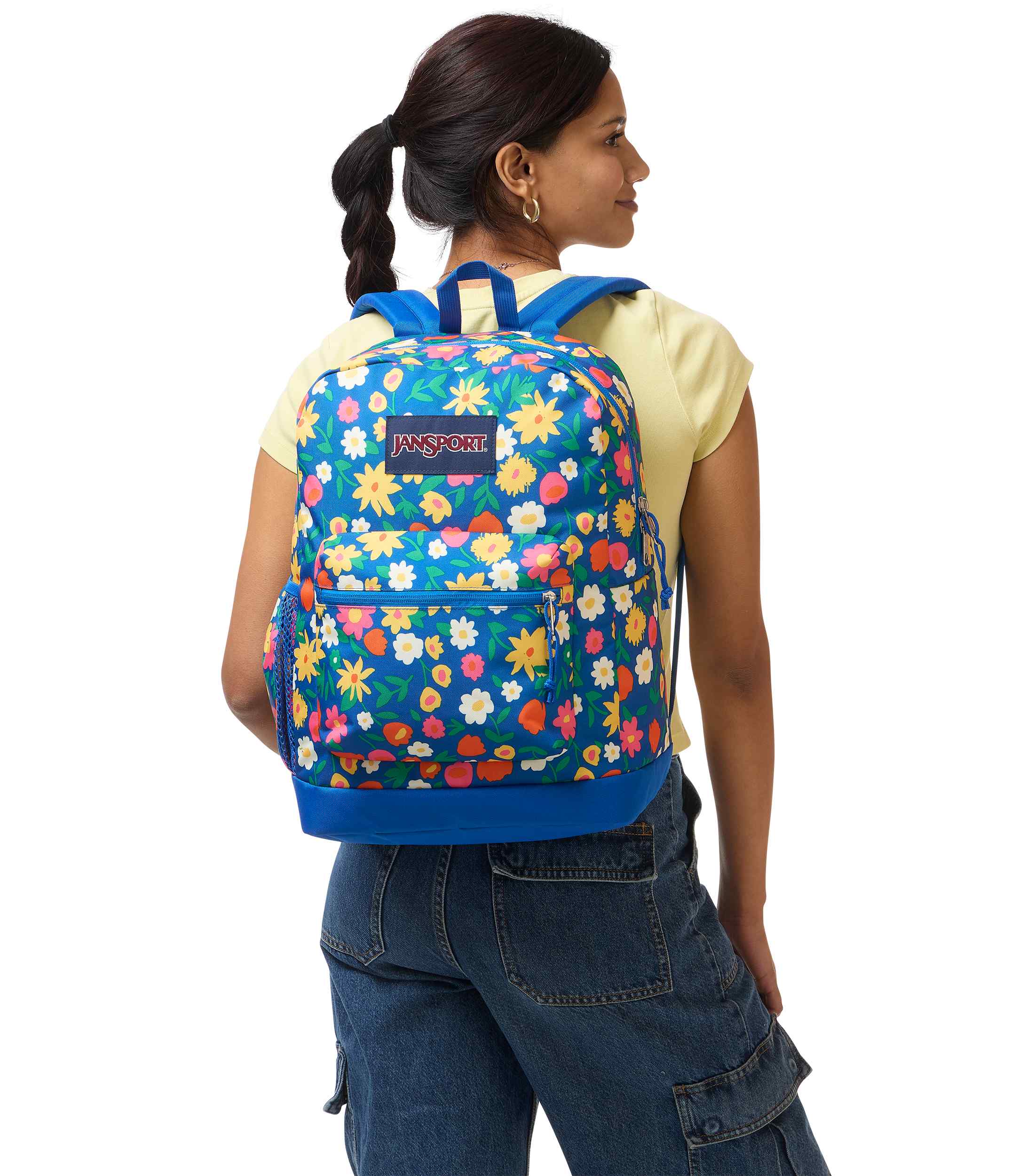 jansport-cross-town-plus-rucksack-flower-market-laptopfach image 8