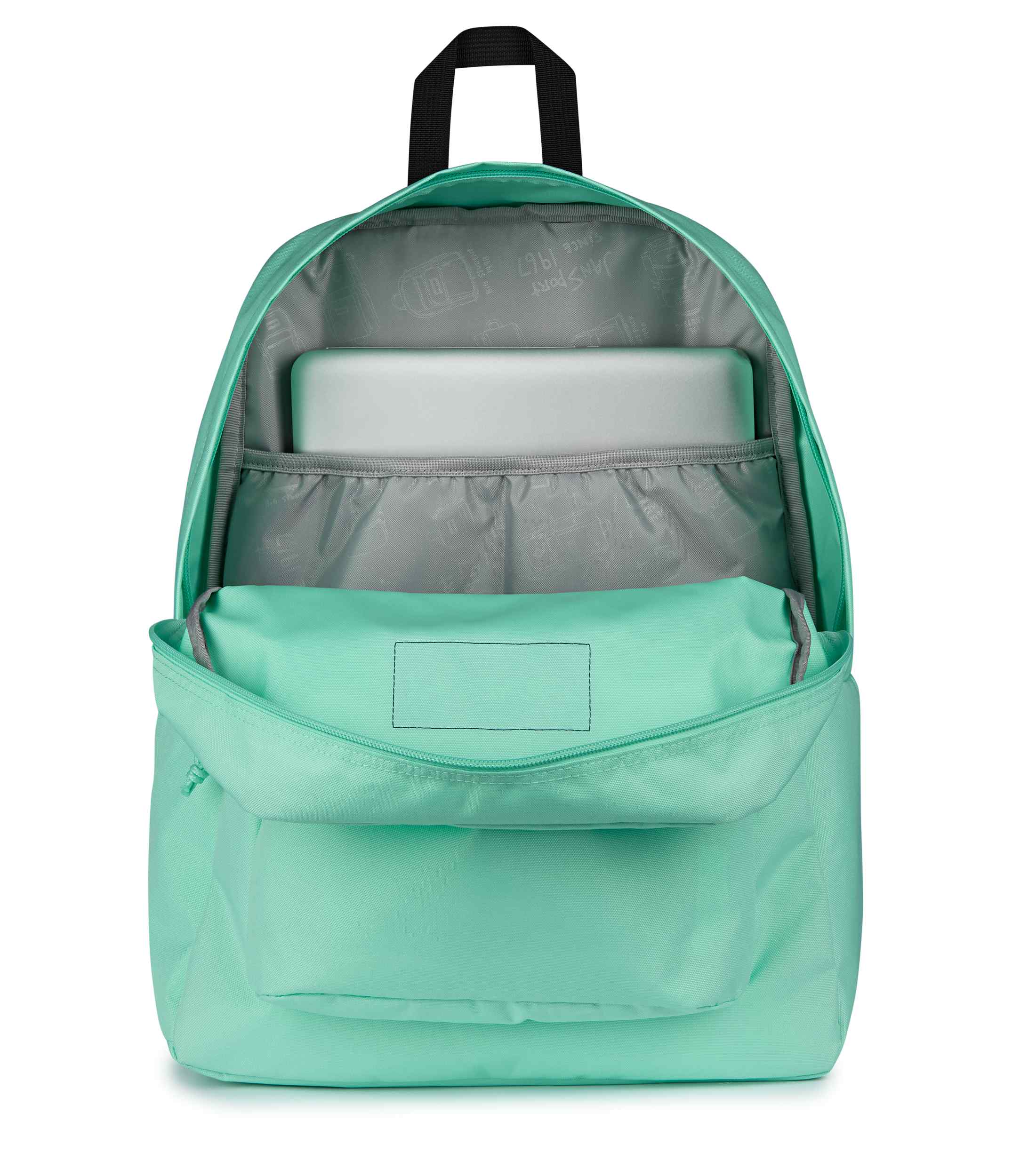 jansport-superbreak-plus-rucksack-magic-mint-laptopfach image 6