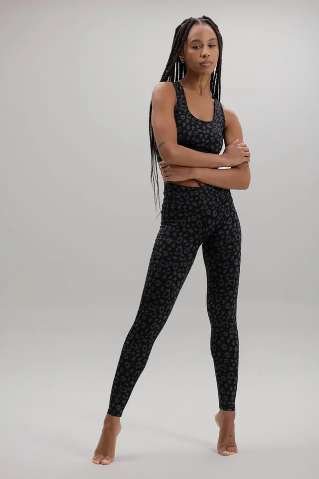 hey-honey-classic-leo-black-leggings-schwarz-leo-print-high-waist image 1