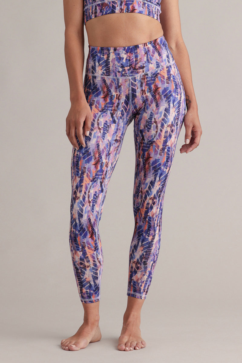 hey-honey-classic-cropped-leggings-brushstroke-high-waist image 3