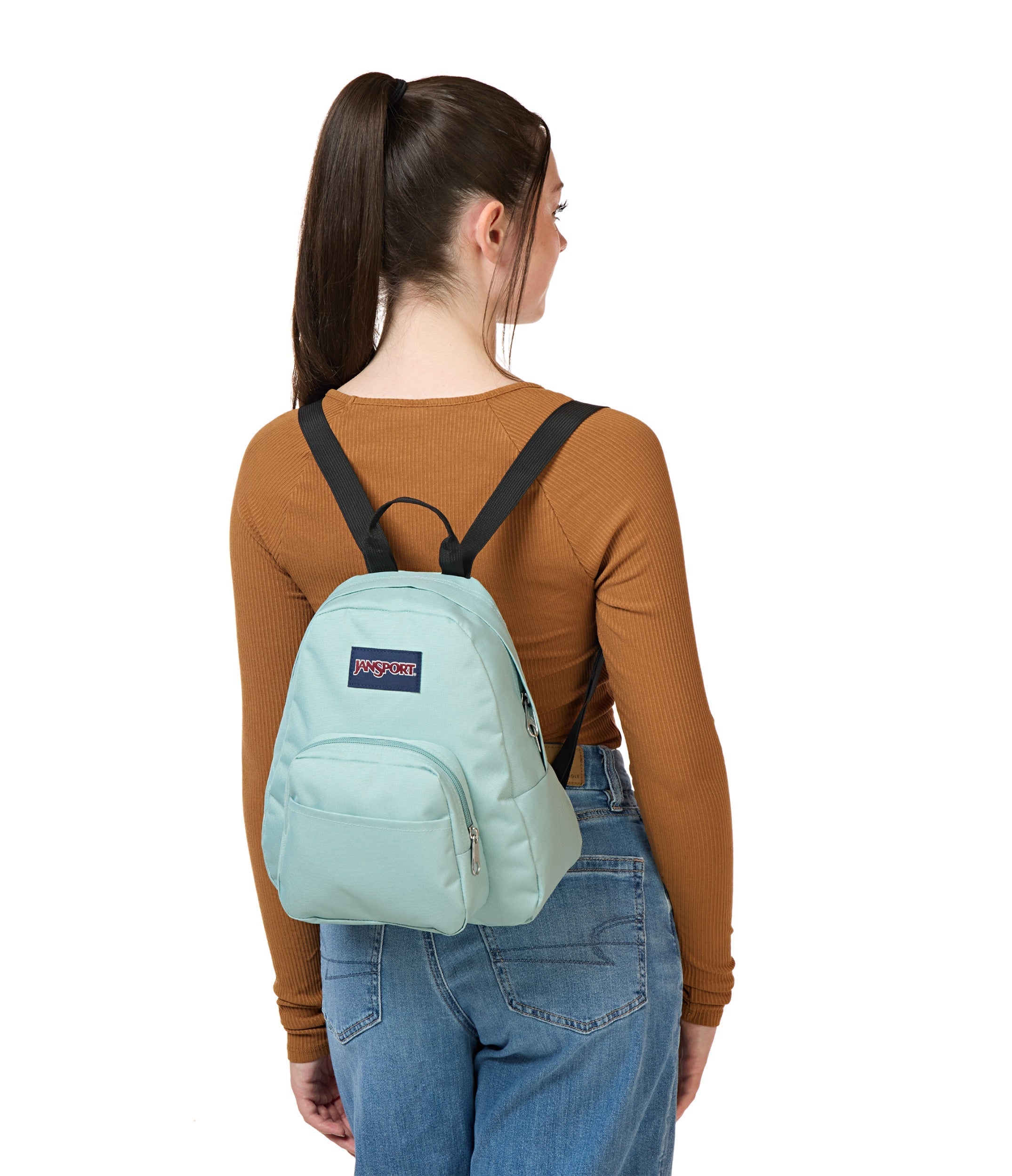 jansport-half-pint-mini-rucksack-faded-sage-recycelt image 5