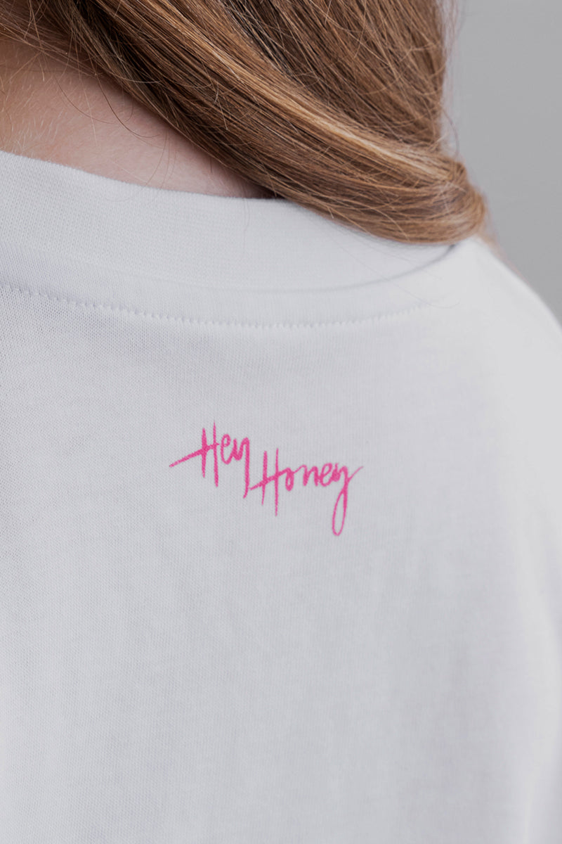 hey-honey-classic-kids-t-shirt-love-white-kinder-shirt image 8