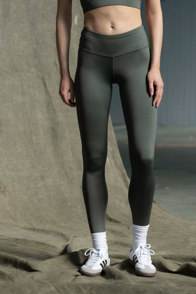 hey-honey-classic-leggings-yogahose-thyme-high-waist-gr-n image 3