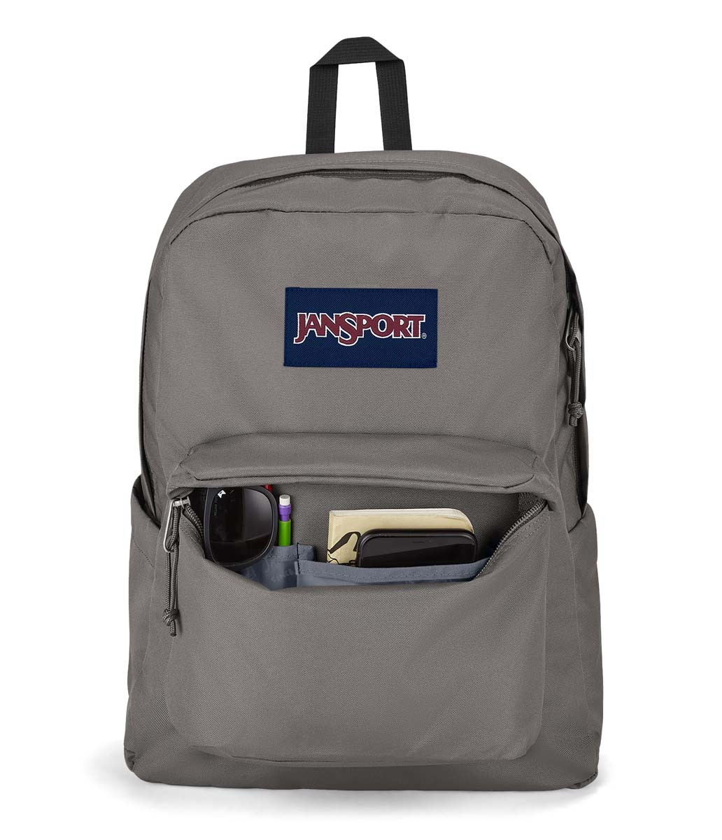 jansport-superbreak-plus-rucksack-graphite-grey-laptopfach image 3