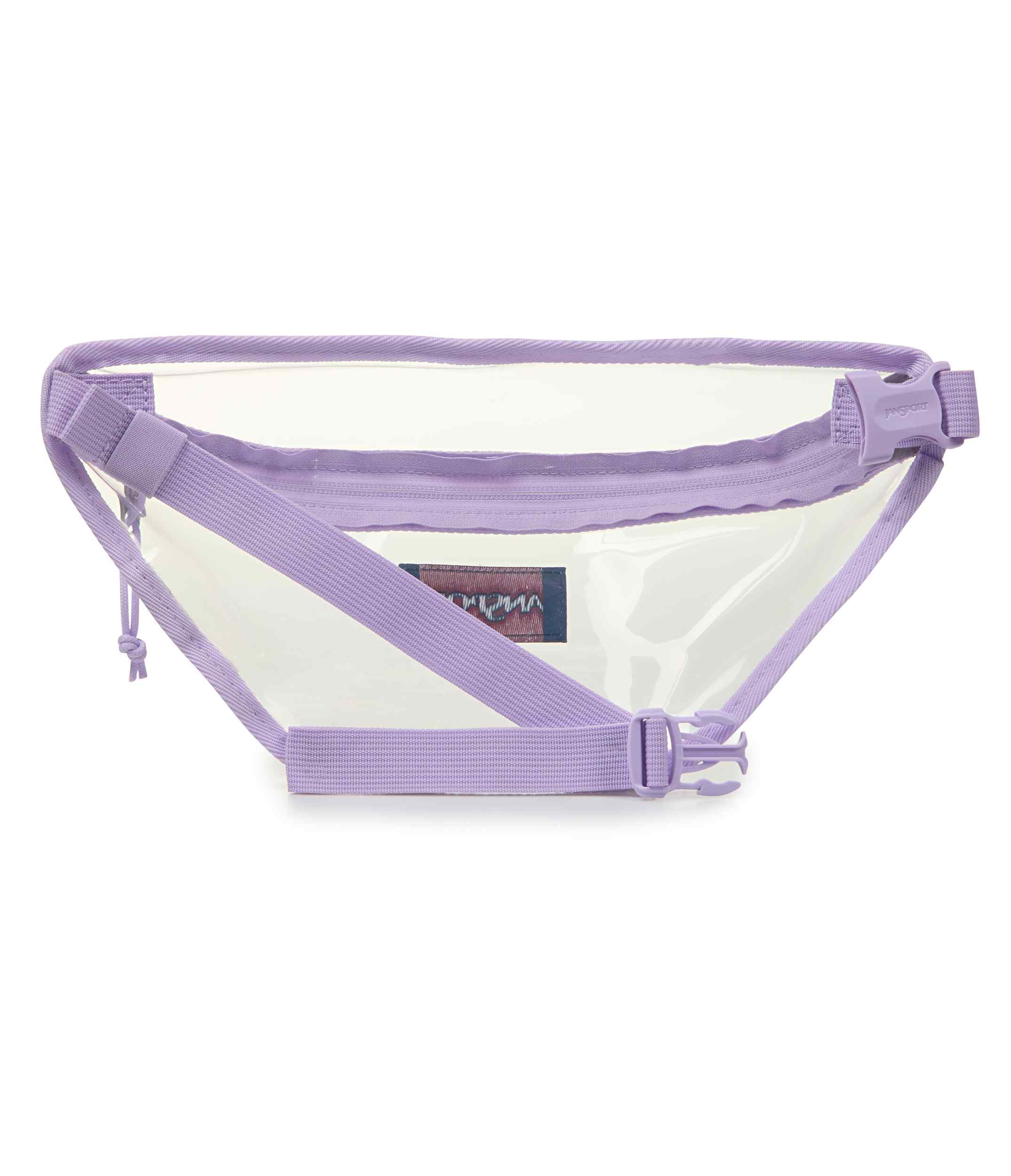 jansport-clear-waistpack-bauchtasche-pastel-lilac-transparent image 3